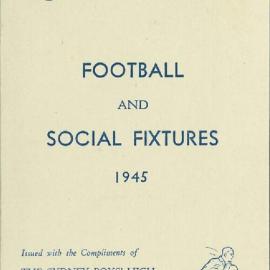 Football and Social Fixtures, 1945