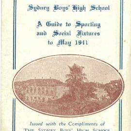 Sporting and Social Fixtures to May 1941