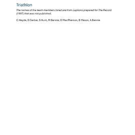 Triathlon 1997