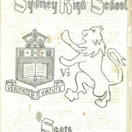 Football Magazine, 9 July 1983 (v TSC)