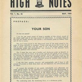 High Notes, Vol 1 No 36, May 1964