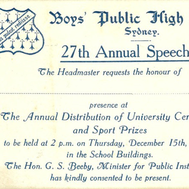 Speech Day Invitations