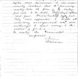 Sydney High School Old Boys Union Minutes 1893