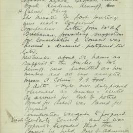Sydney High School Old Boys Union Minutes 1914