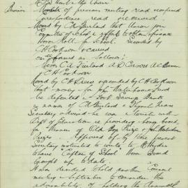 Sydney High School Old Boys Union Minutes 1917