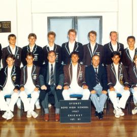 Cricket 1st XI 1987