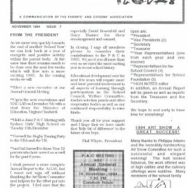 High Notes, Issue 7, November 1994