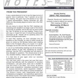High Notes, Issue 2, March 1996