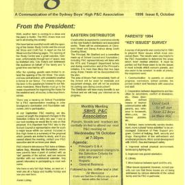 High Notes, Issue 8, October 1996