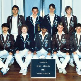Cricket 3rd XI 1986