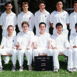 Cricket 3rd XI 2001