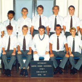 Cricket 4th XI 1987