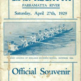 Program: GPS Regatta 1929