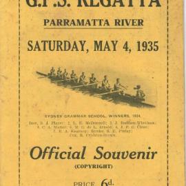 Program: GPS Regatta 1935
