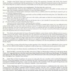 Newsletter, 20 February 1996