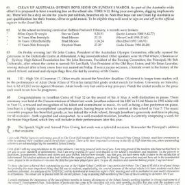 Newsletter, 27 February 1996