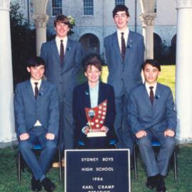 Debating CHS 2nd grade 1986