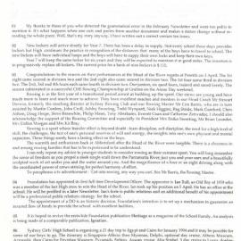 Headmaster's Newsletter, March/April 1993