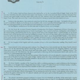 Headmaster's Newsletter, June/July 1993