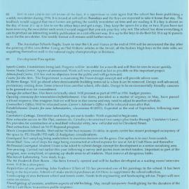 Headmaster's Newsletter, Term 3 1994