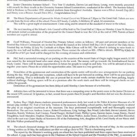 Newsletter, 31 May 1994