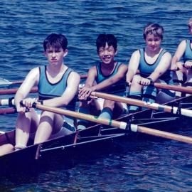Rowing 9th quad scull 1997