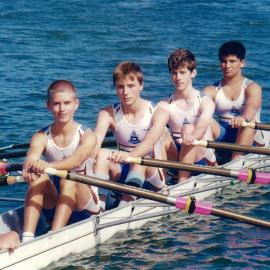 Rowing 2nd Year 8 quad scull 2001