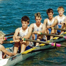 Rowing 3rd Year 8 quad scull 2001