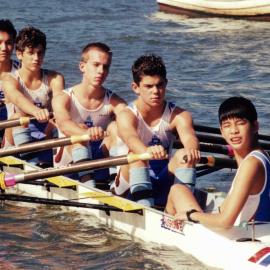 Rowing 3rd Year 9 quad scull 2001
