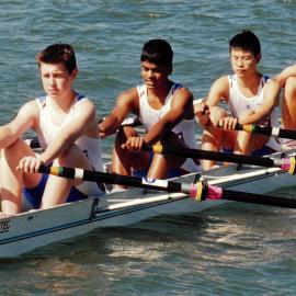 Rowing 4th Year 8 quad scull 2001