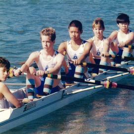 Rowing 4th Year 9 quad scull 2001