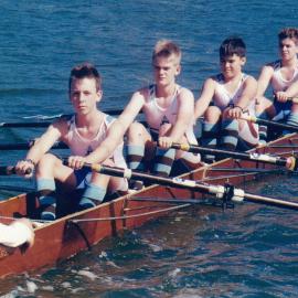Rowing 6th Year 8 quad scull 2001