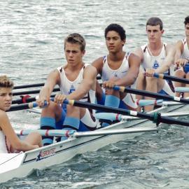 Rowing 1st Year 9 quad scull 2002