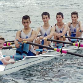 Rowing 2nd Year 8 quad scull 2002