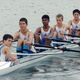 Rowing 3rd Year 8 quad scull 2002