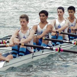 Rowing 4th Year 9 quad scull 2002