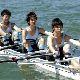 Rowing 3rd Year 9 quad scull 2008