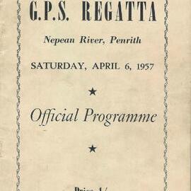 Program: GPS Regatta 1957