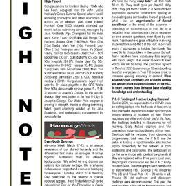 High Notes, Vol 26 No 6, 14 Mar 2025