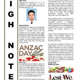 High Notes, Vol 26 No 10, 11 Apr 2025