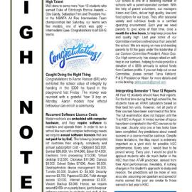 High Notes, Vol 26 No 13, 16 May 2025