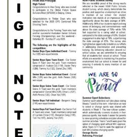 High Notes, Vol 26 No 22, 1 Aug 2025