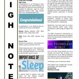 High Notes, Vol 26 No 23, 8 Aug 2025