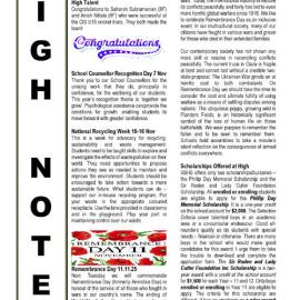 High Notes, Vol 26 No 34, 7 Nov 2025