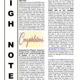 High Notes, Vol 26 No 37, 28 Nov 2025