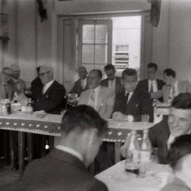Fourth year farewell lunch to fifth year 1956