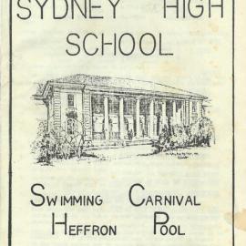 Program: Annual Swimming Carnival 1984