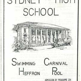 Program: Annual Swimming Carnival 1986