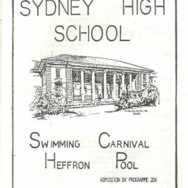Program: Annual Swimming Carnival 1989