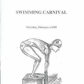 Program: Annual Swimming Carnival 1999